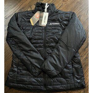 NWT Adidas Terrex Puffer Jacket Primaloft Black Women’s Size Medium $220